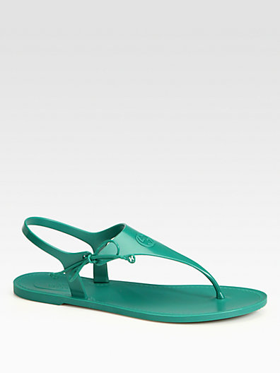 saks gucci flip flops