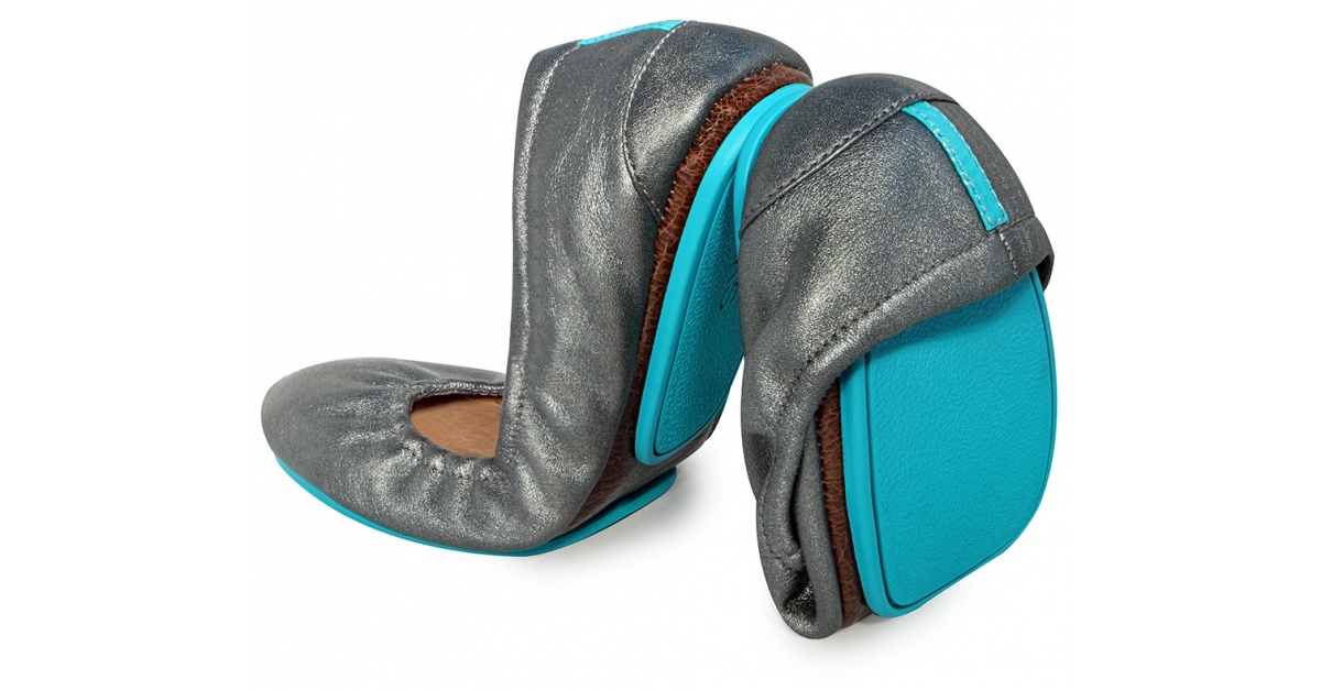 tieks metallic pewter