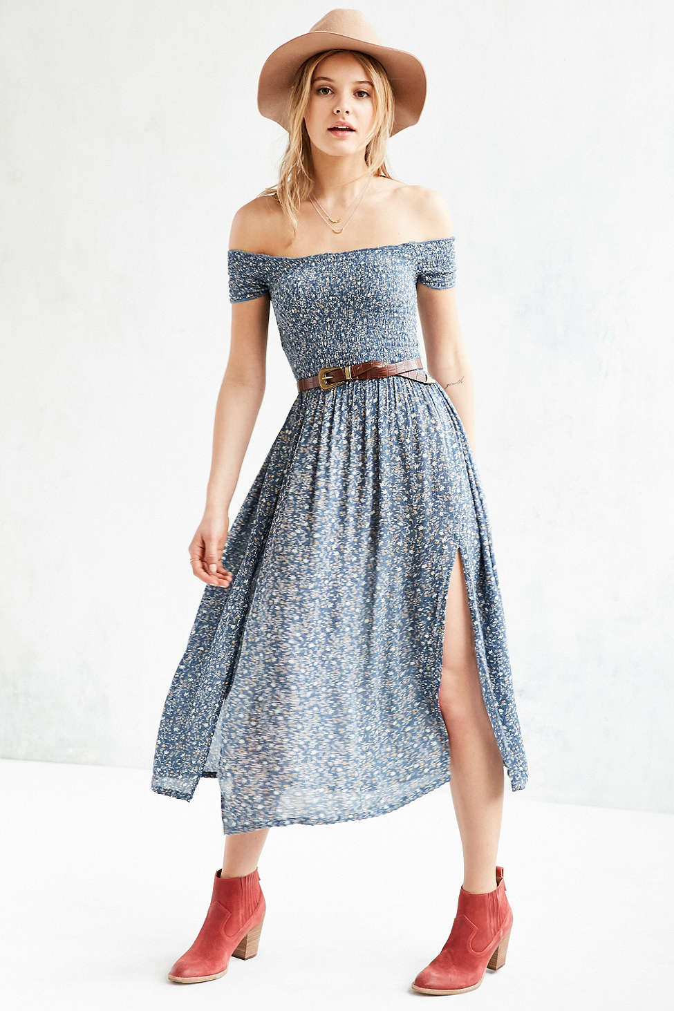 Maxi Dress Urban Outfitters Off Shoulder Dress Dylan Off-The