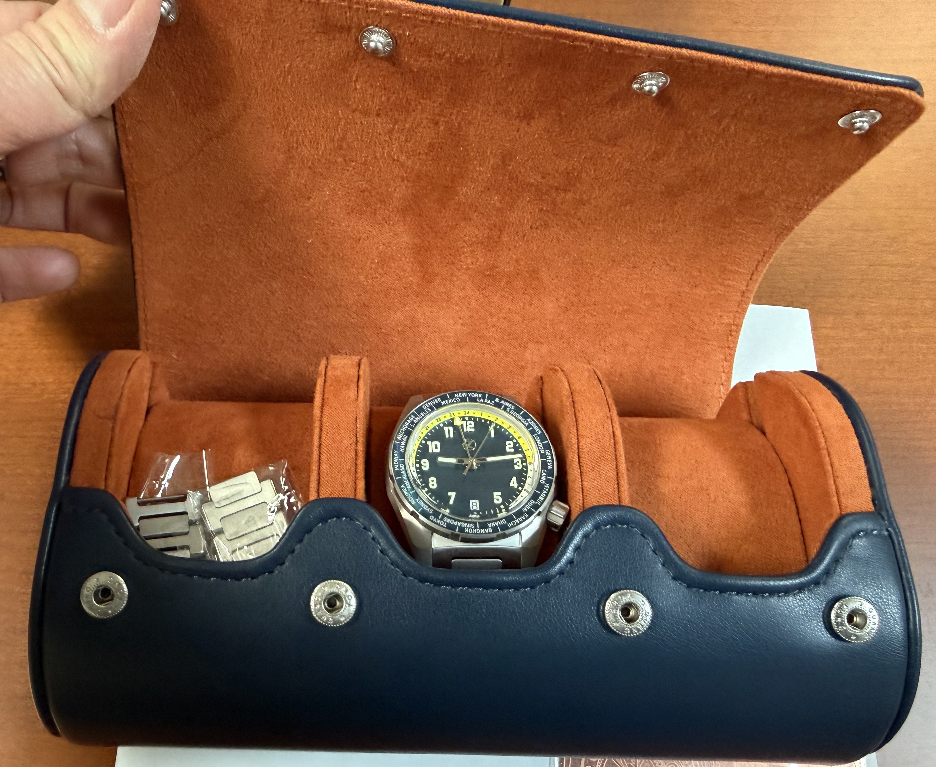 Zelos Thresher World Timer 41mm MOP – WatchPatrol