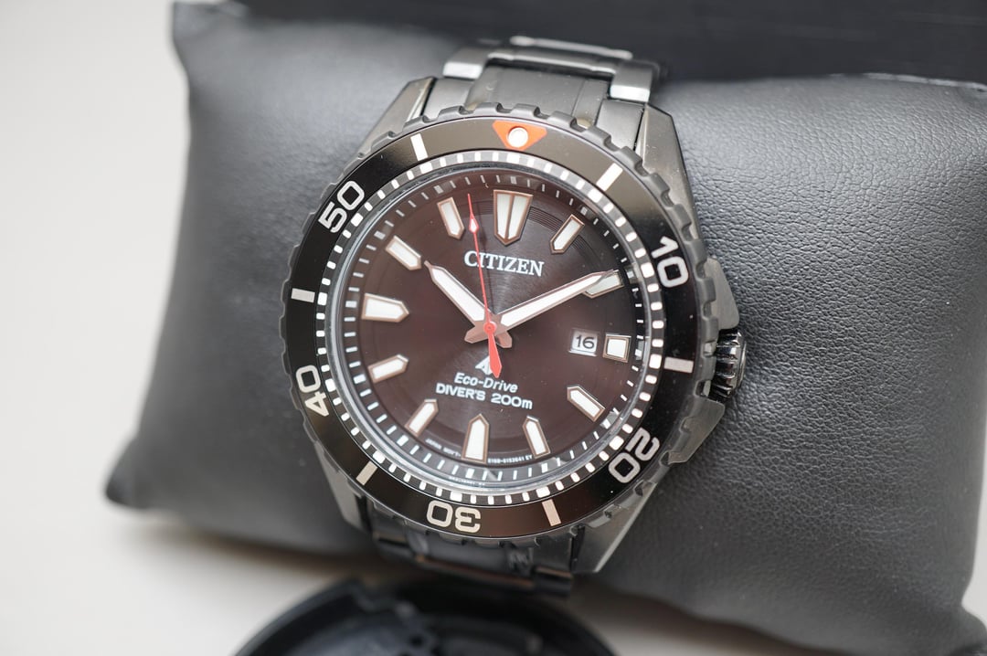 WTS] Citizen Eco-Drive E168-S116015 Black PVD Divers 200M Solar