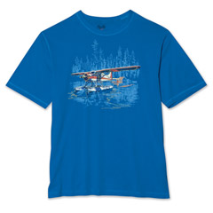 Thee Plane Embroidered T-Shirt