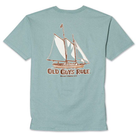 Sailing Through Life T-Shirt by Old Guys Rule