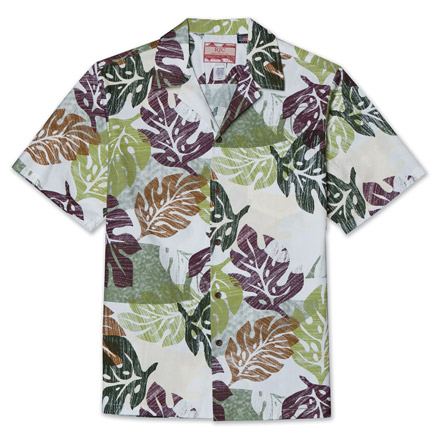 Tropical Leaf Print Shirt