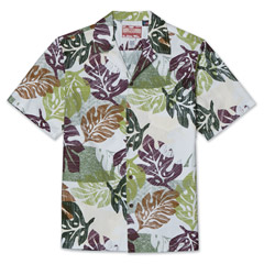 Tropical Leaf Print Shirt