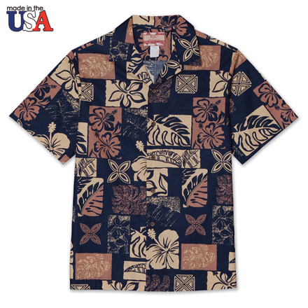 Hibiscus Block Print Shirt
