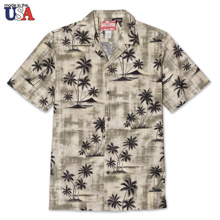 Palm Island Print Shirt