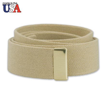 Cotton Stretch Belt with Brass Tip Only