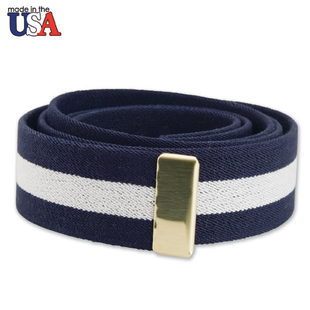 Cotton Stretch Belt with Brass Tip Only