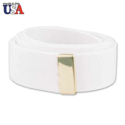Cotton Stretch Belt with Brass Tip Only
