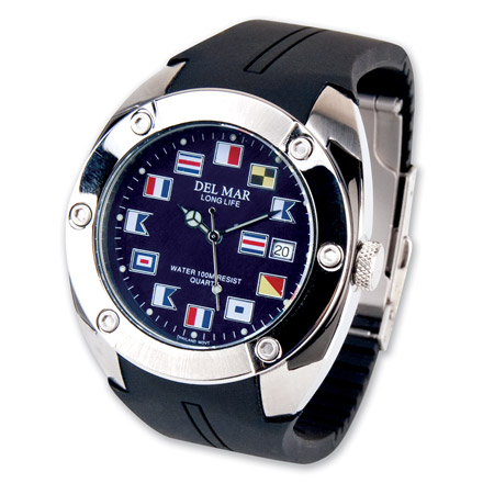 Blue Sleek Nautical 100 Watch