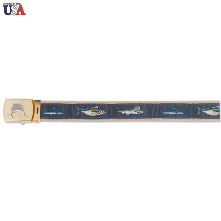 Sportfish Cotton Web Belt (No Buckle)