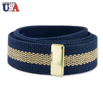 Cotton Web Belt with Brass Tip Only