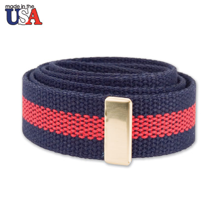 Cotton Web Belt with Brass Tip Only