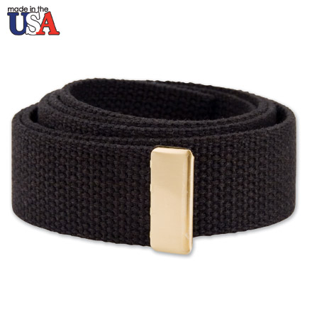 Cotton Web Belt with Brass Tip Only