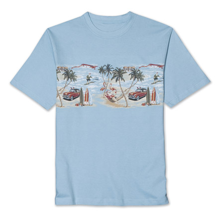 Santa with Classic Woodies T-Shirt
