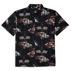 Racing Hot Rods Print Shirt