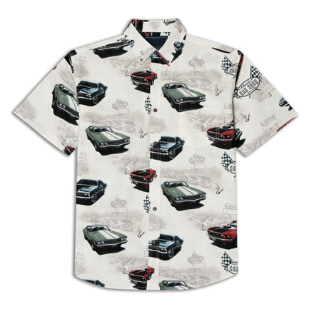 Burning Rubber Print Shirt