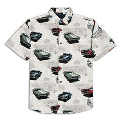 Burning Rubber Print Shirt