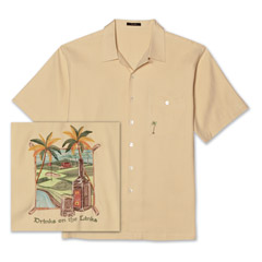 Drinks On The Links Silk Shirt