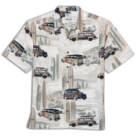 Vintage Woodies Short Sleeve Print Shirt