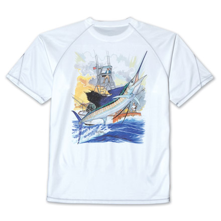 Champion Sailfish Boat Performance T-Shirt by Guy Harvey