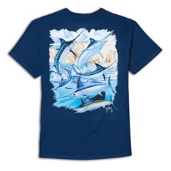Cabo Billfish Collage Tee by Guy Harvey