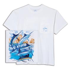 Cabo Billfish Collage Tee by Guy Harvey