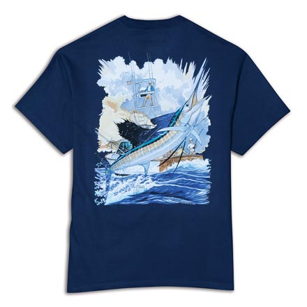 Sailfish Boat Tee by Guy Harvey