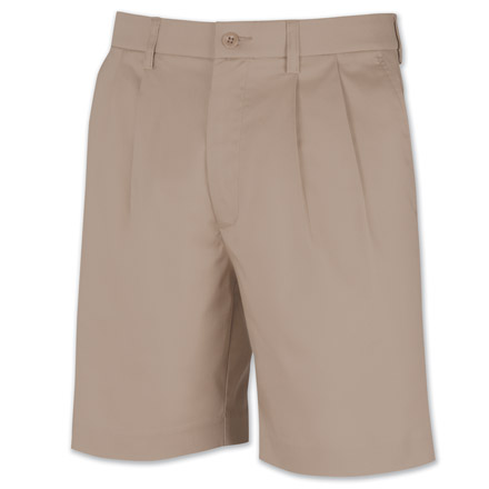 Galapagos Pleated Tropical Stretch Shorts by Sportif