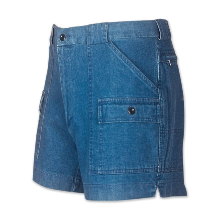 Frequent Traveler Stretch Denim Cargo Shorts by Sportif