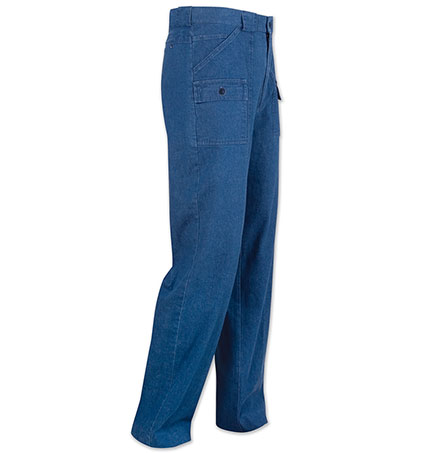 Frequent Traveler Stretch Denim Cargo Pants by Sportif