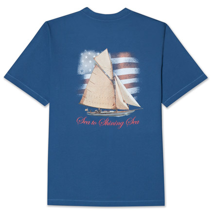 Sea To Shining Sea T-Shirt by Sportif