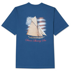 Sea To Shining Sea T-Shirt by Sportif
