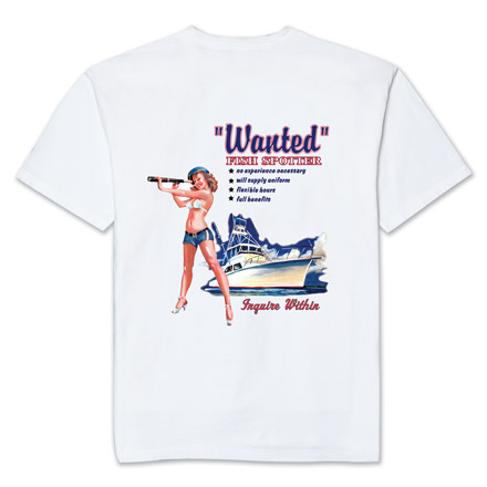Wanted Fish Spotter T-Shirt by Sportif
