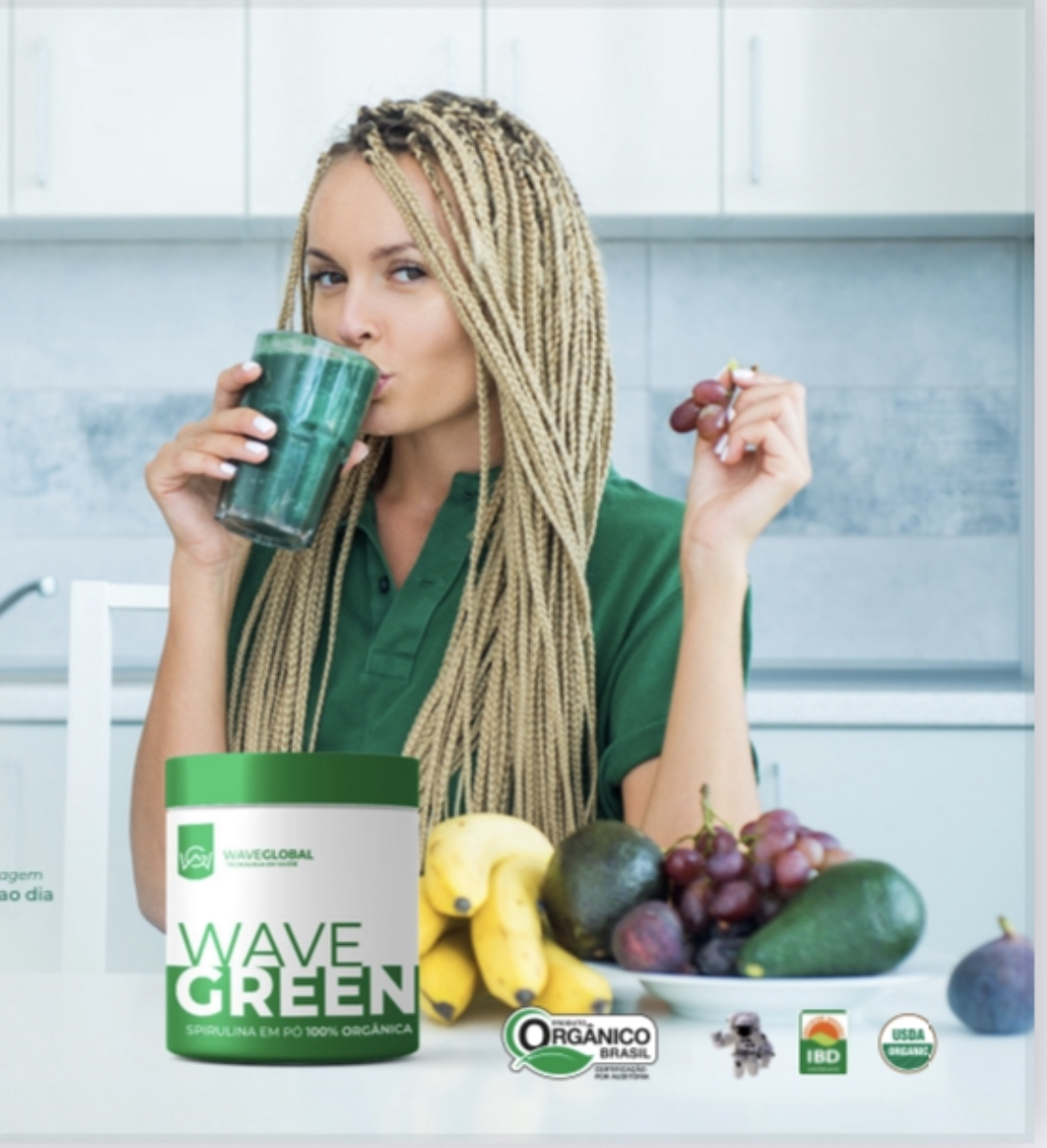 WaveGreen em pó