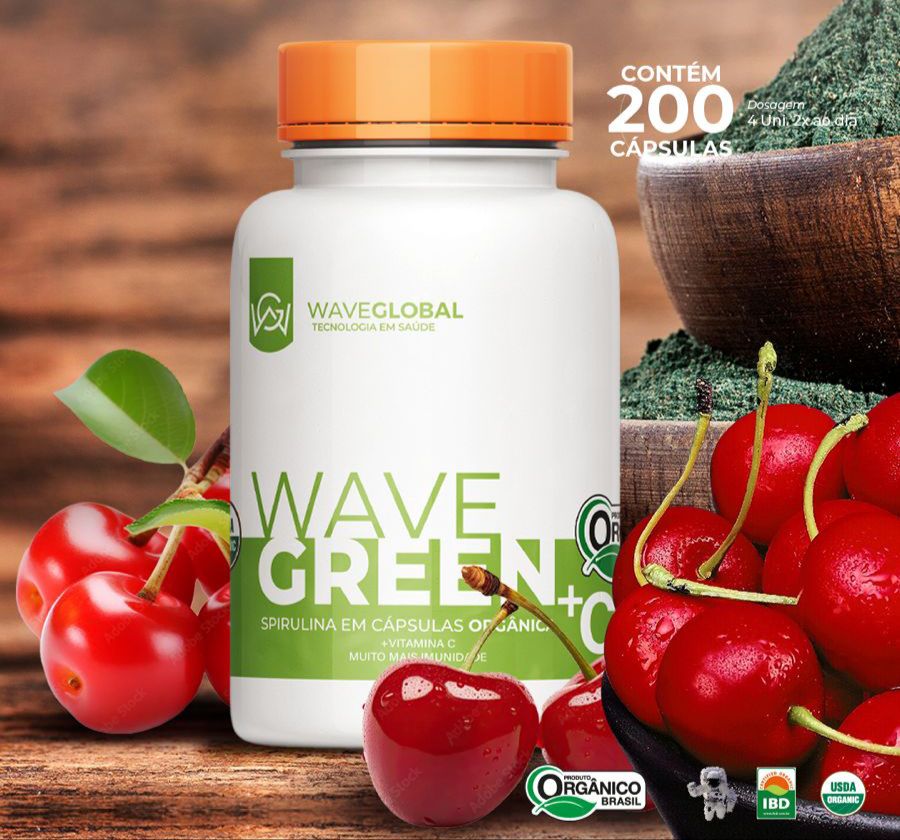 WaveGreen + C em cápsulas