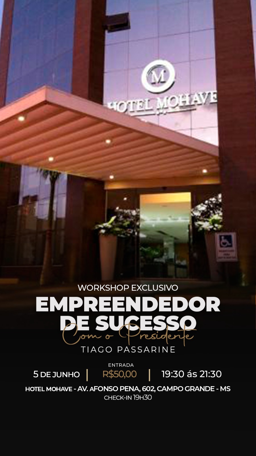 CONVITE WORKSHOP CAMPO GRANDE INDIVIDUAL