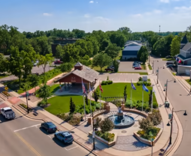 Hometown Junction Park on the Military Ridge Trail