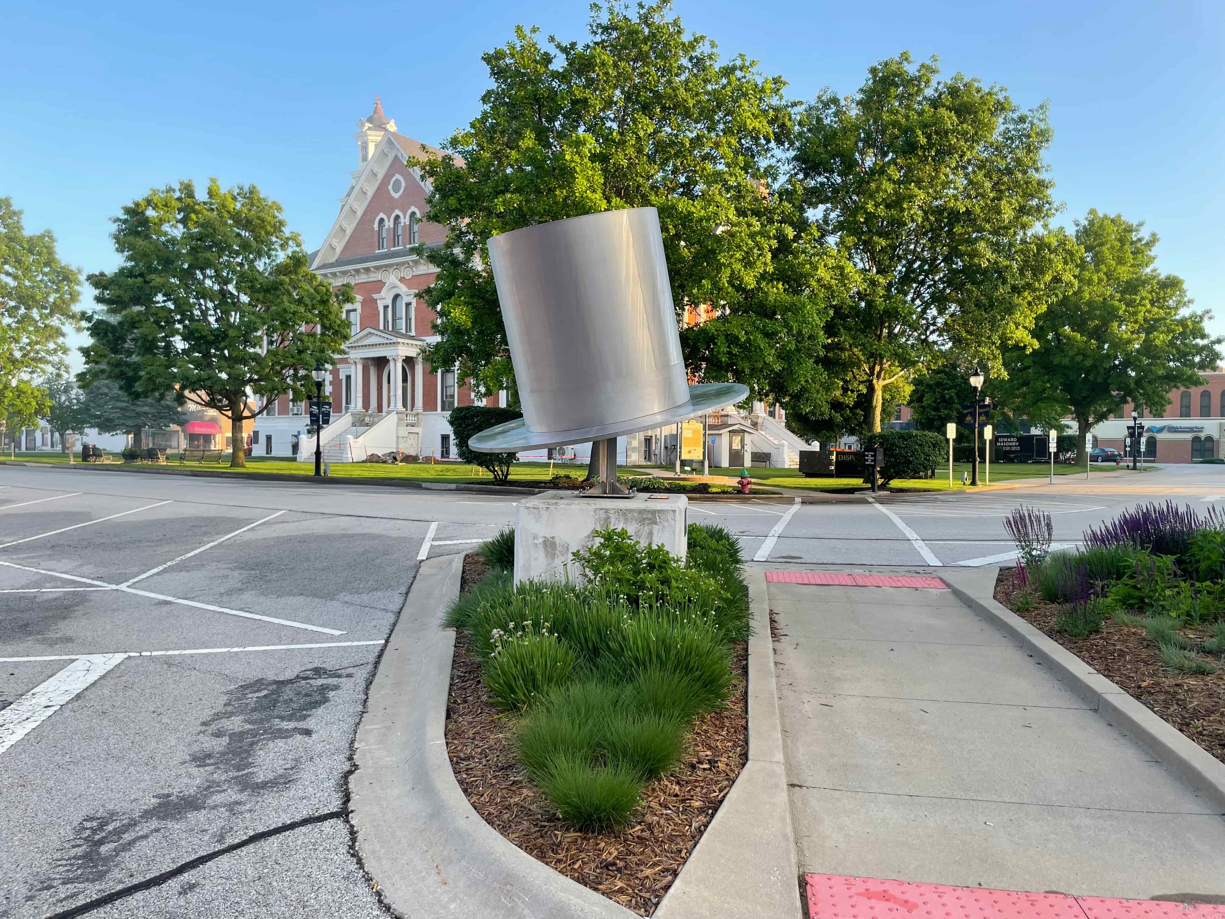 Lincoln Top Hat Sculpture