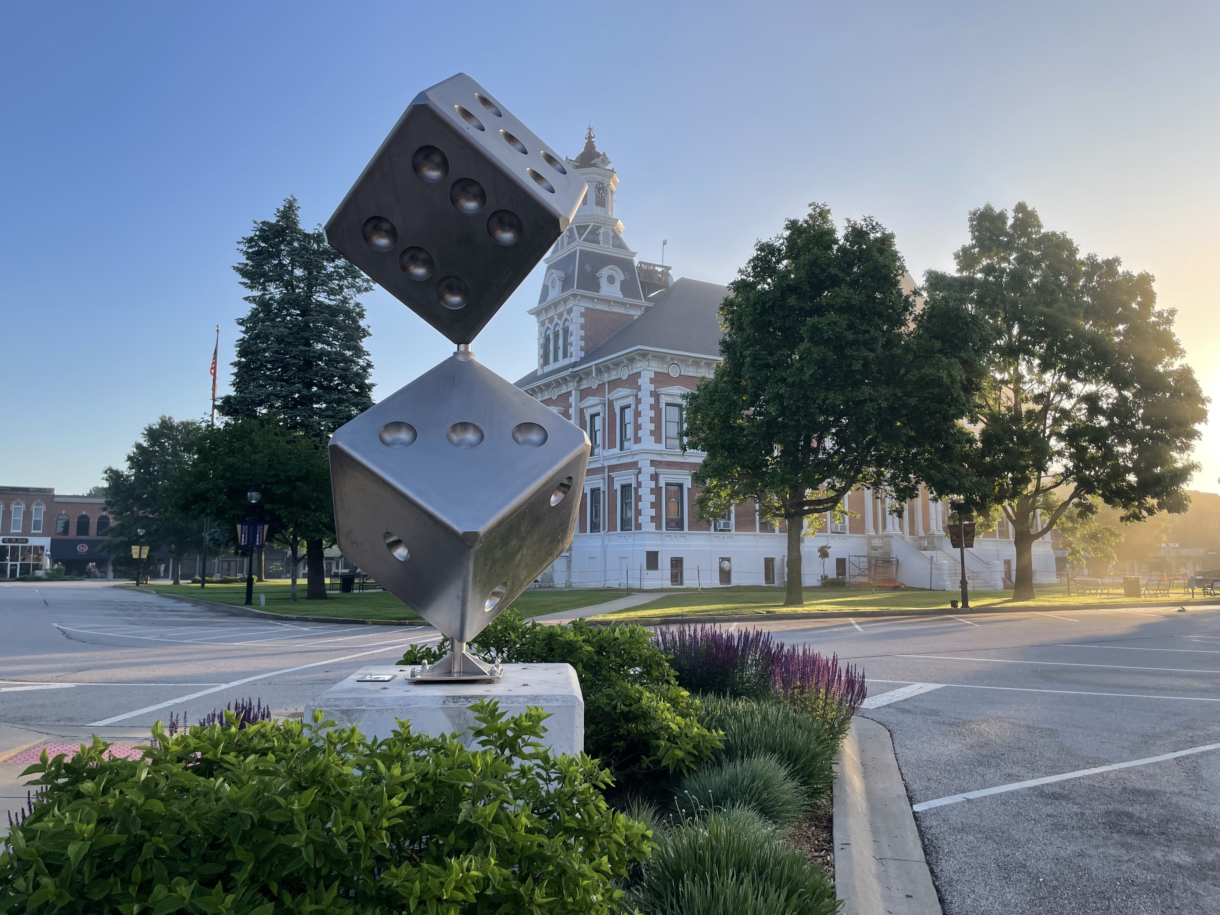 "Roll the Dice" Sculpture