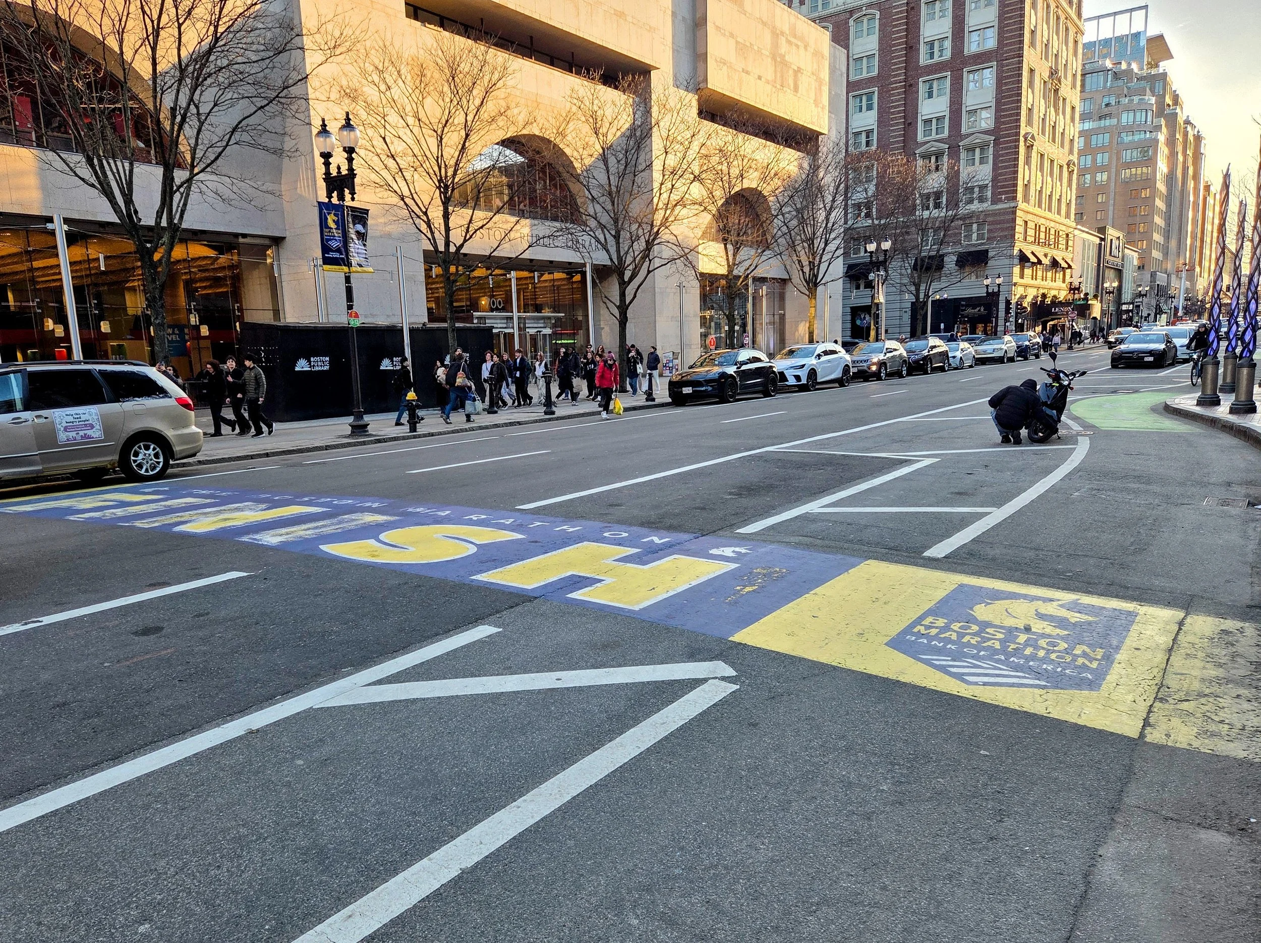 Boston Marathon Finish Line