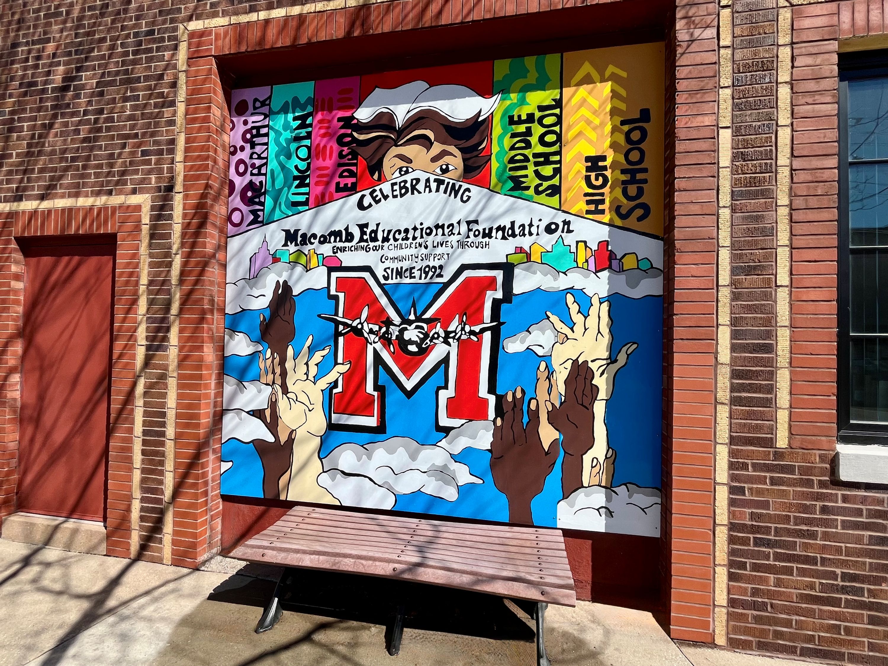 Western Illinois Museum X Macomb Educational Foundation Mural