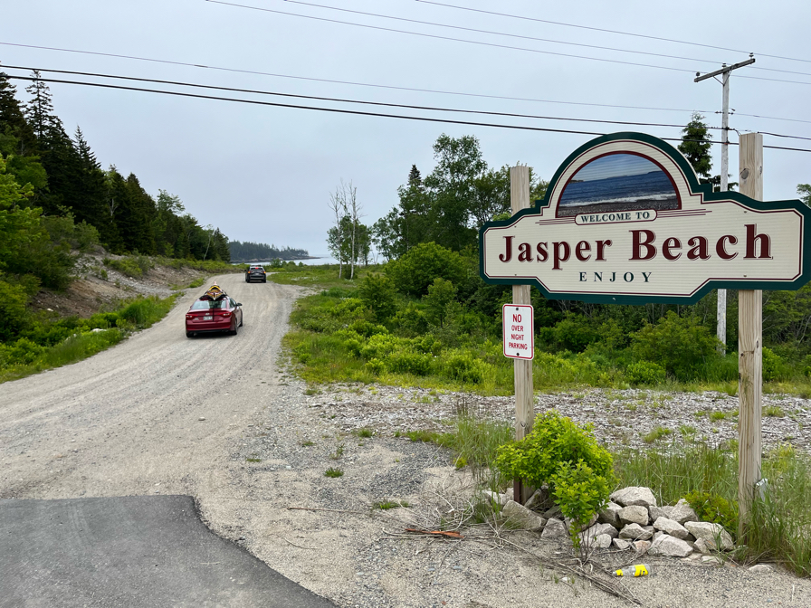 Drop Car At Jasper Beach