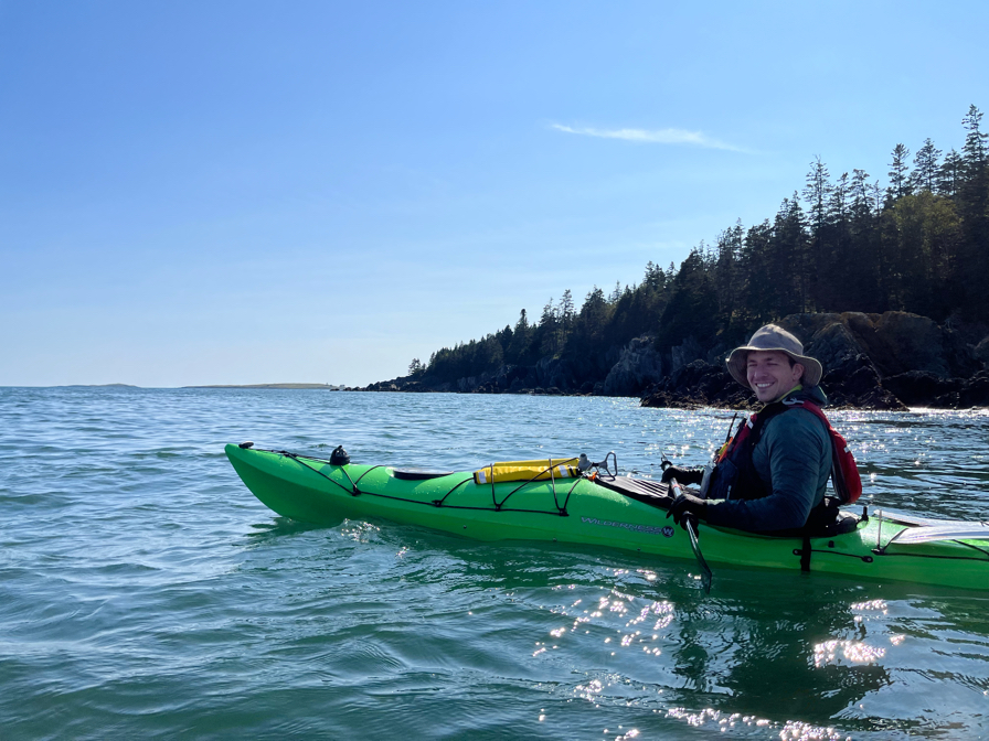 Kayak Ride To Shore: The Trip Begins On An Island