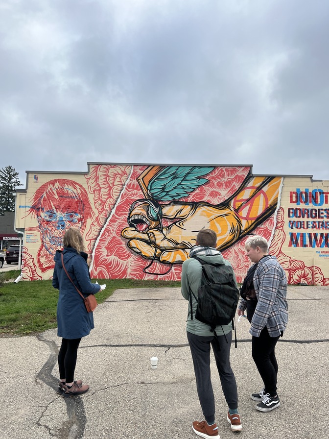 Epic mural outback of Alice Good