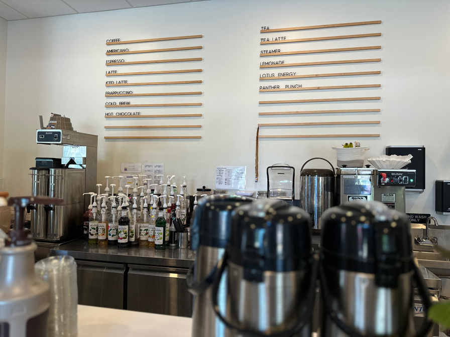 Coffee stop at The Well