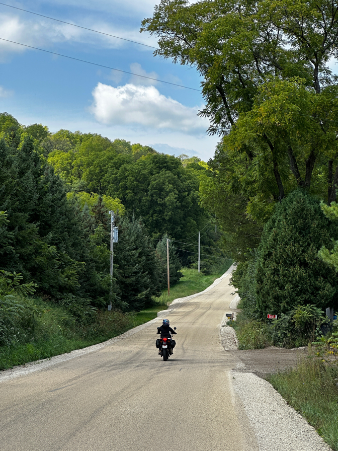 We had the road to ourselves!