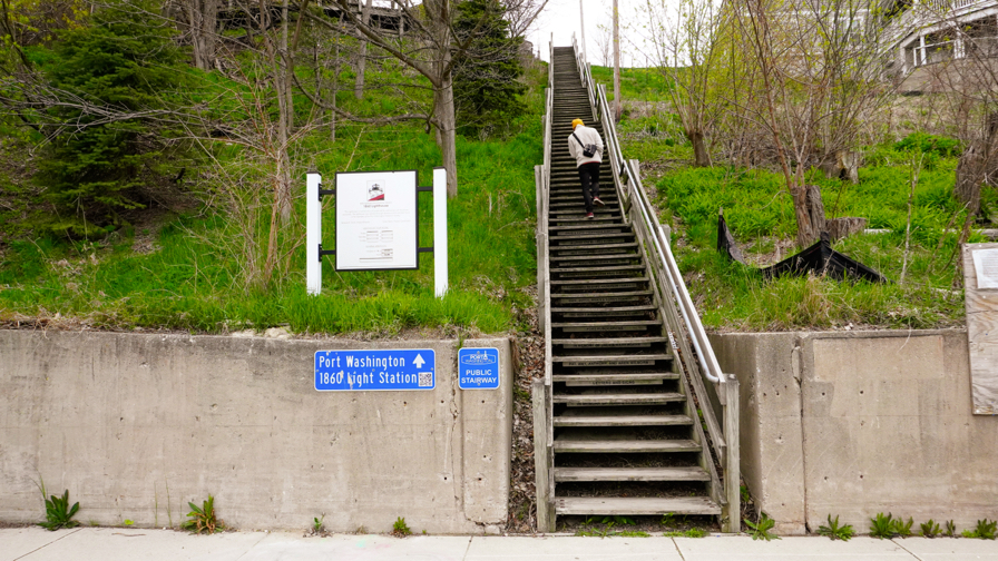 Staircase to 1860 Light Station
