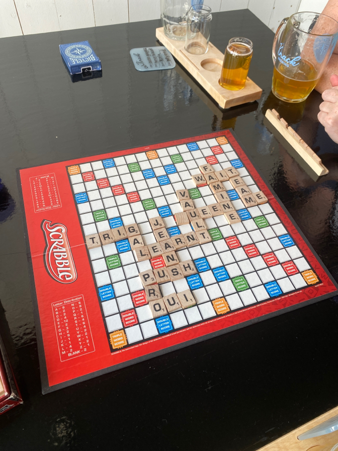 Scrabble at Knack Brewing!